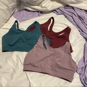 3 sports bras